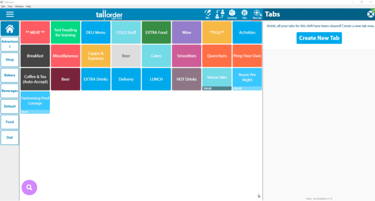 Full POS User Guide - TallOrder POS