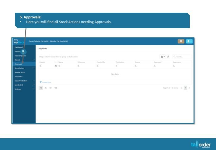 How to navigate myStock - TallOrder POS